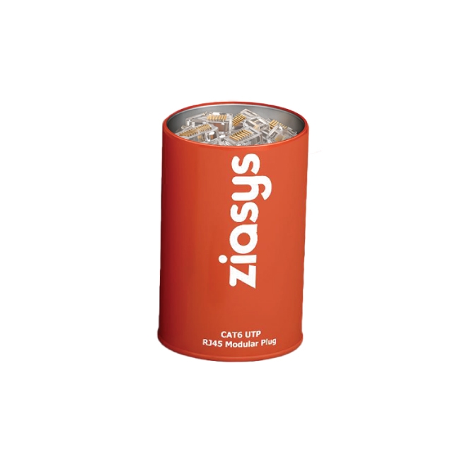 RJ-45 Connector Gold Plated-Pack of 100