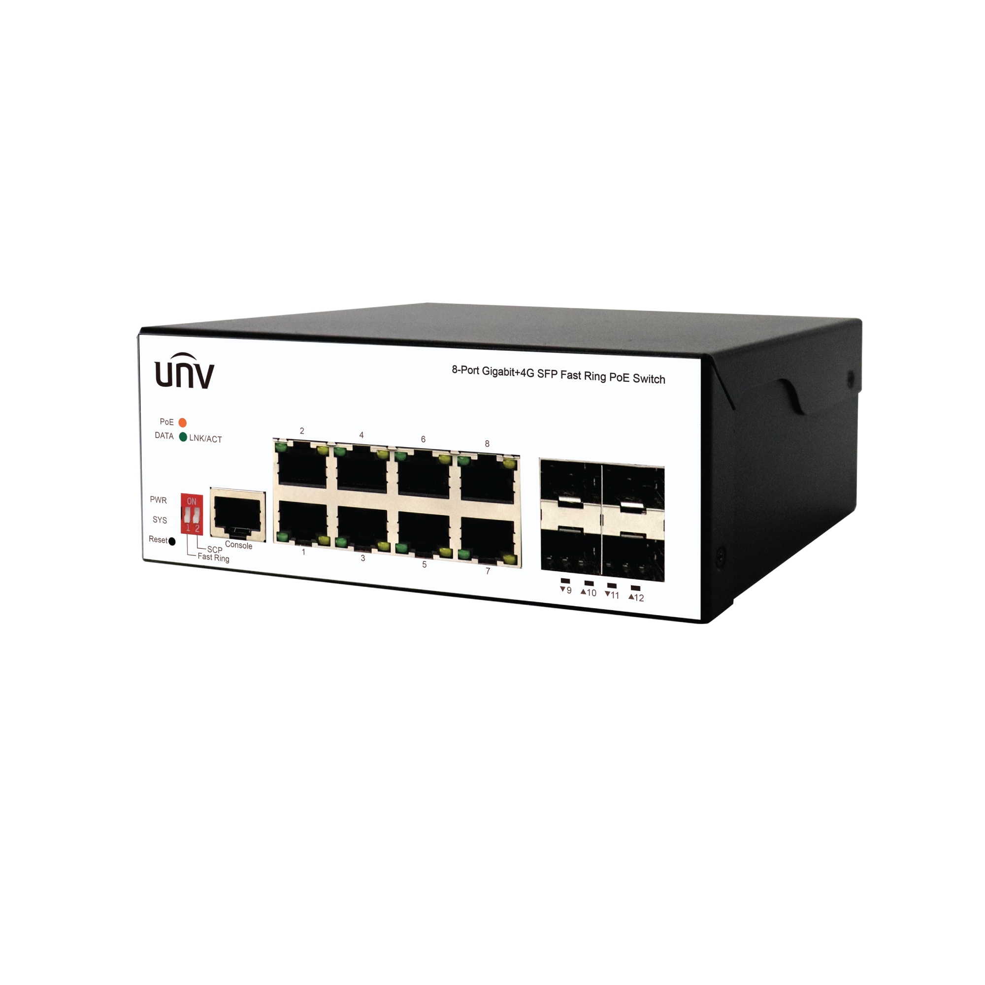 8 Port - Industrial Gigabit POE Switch