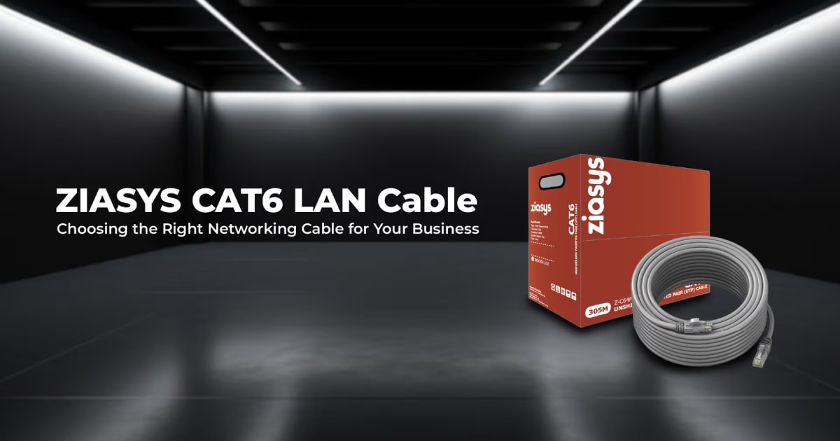 Ziasys CAT 6 LAN Cable Price in Nepal: Complete Guide to Choosing the Right Networking Cable for Your Business